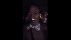 Outdoor Ebony Teen At Lollapalooza