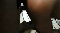 Horny and wild amateur black couple do a hardcore cam show