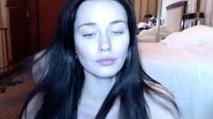 Hottest brunette solo webcam masturbation 2