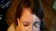 Cum in mouth with french girl