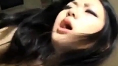 Amateur Asian with Nice Tits on Fucking on Top